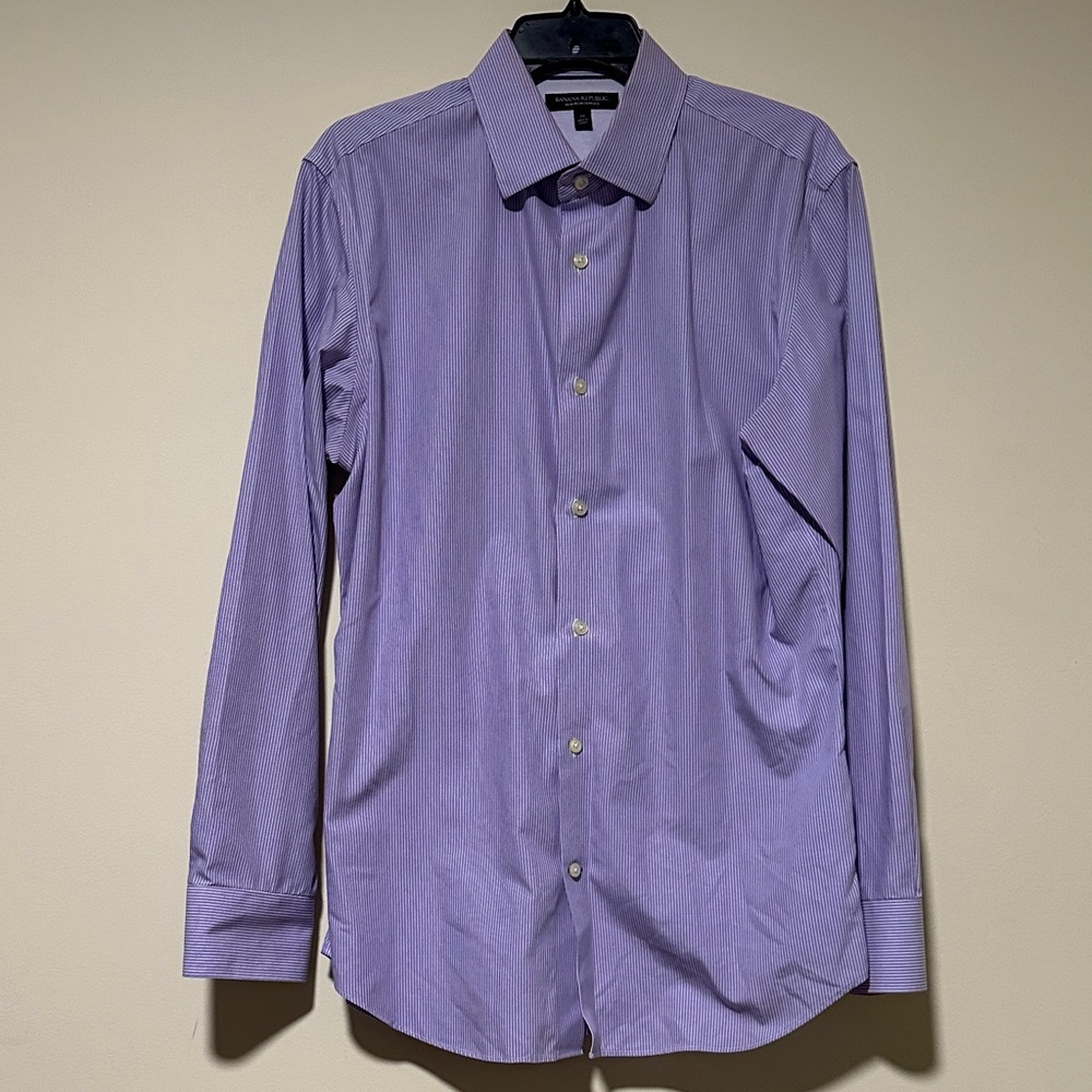 Banana Republic Purple Dress Shirt